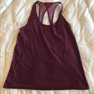 Lululemon tank top maroon size 8